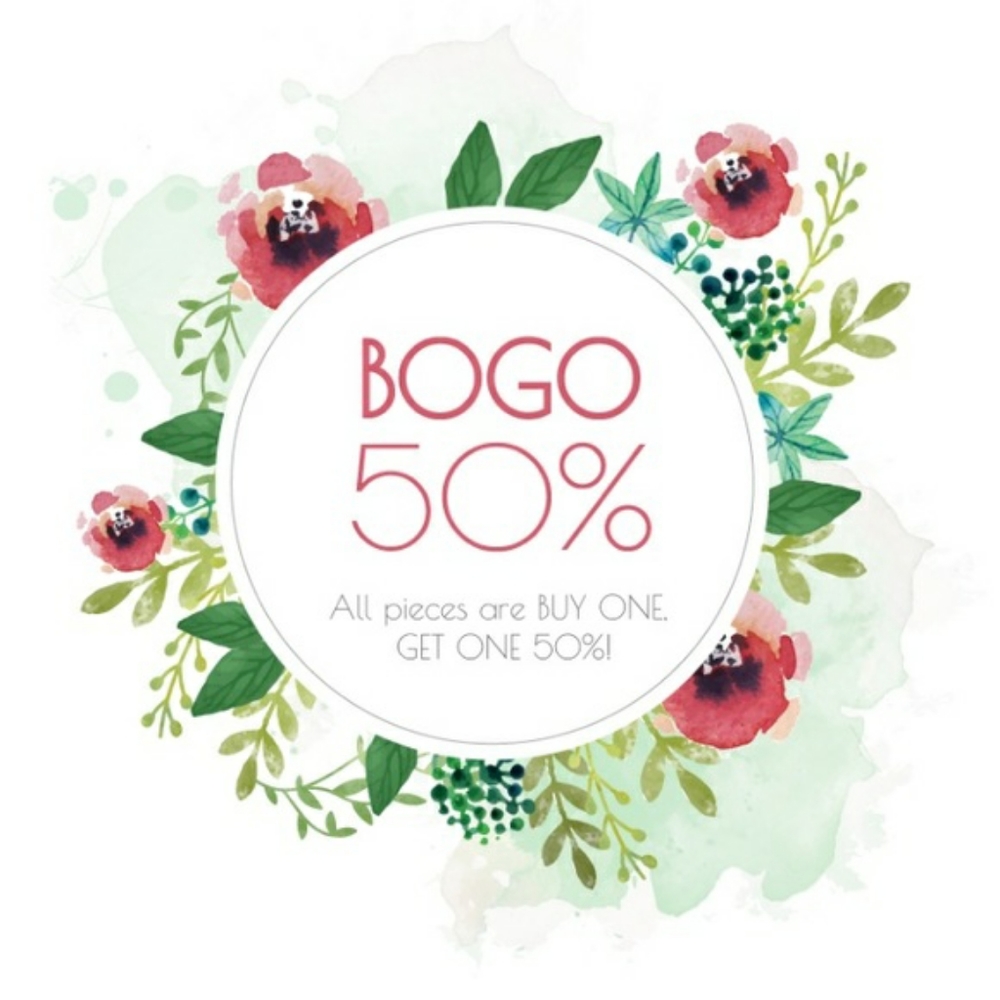 Buy One Get One 50% off
